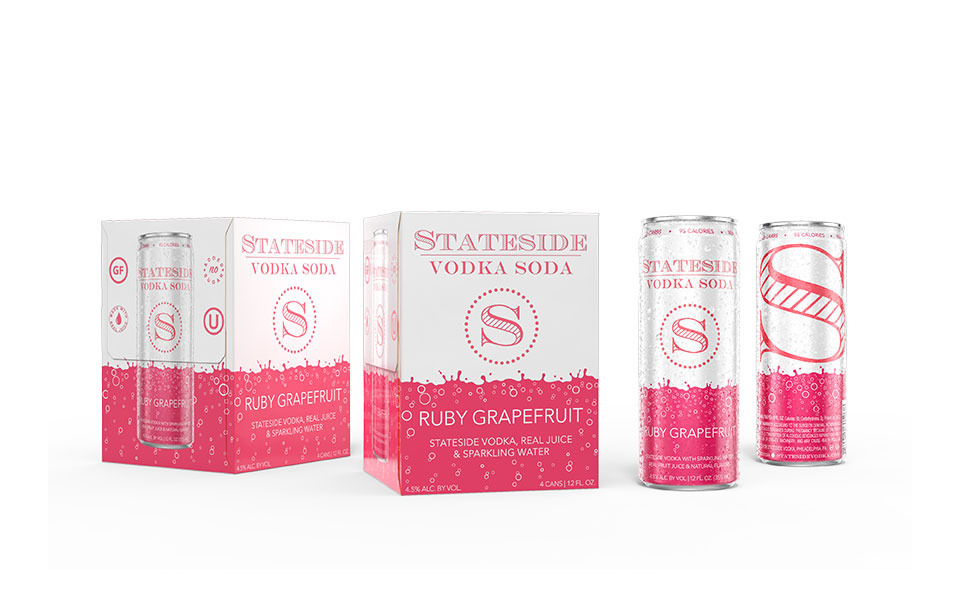 Stateside Vodka Soda 24 Pack Cases Stateside Vodka